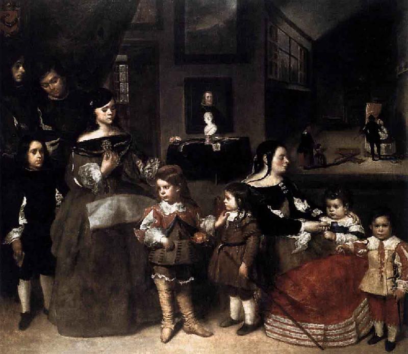 Juan Bautista Martinez del Mazo The Artists Family